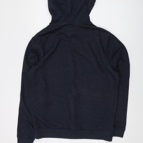 Jack Wills Men's Blue Hoodie M Pullover with Logo