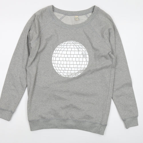 Earth Positive Women's Grey S Pullover Sweatshirt