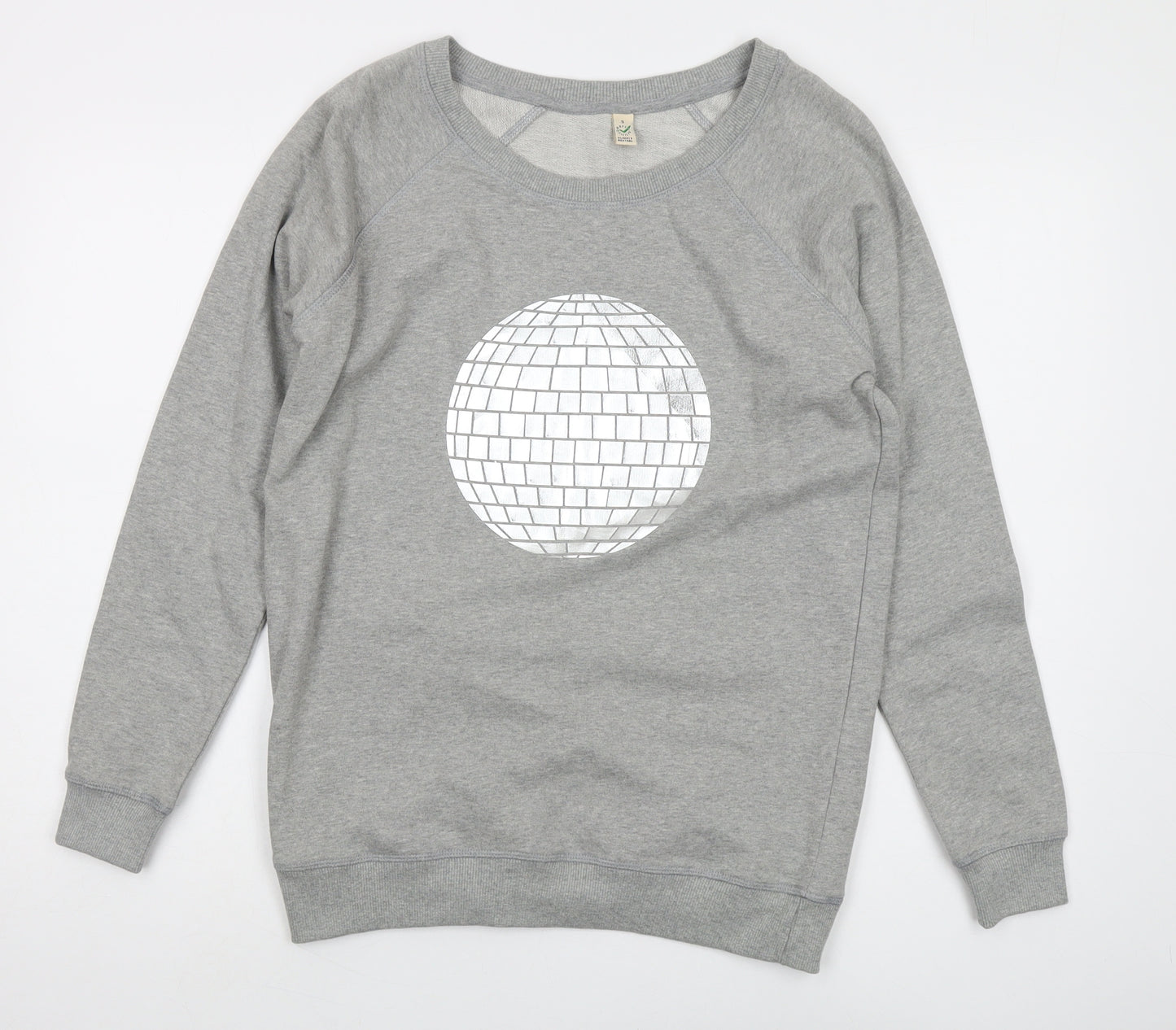 Earth Positive Women's Grey S Pullover Sweatshirt