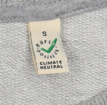 Earth Positive Women's Grey S Pullover Sweatshirt