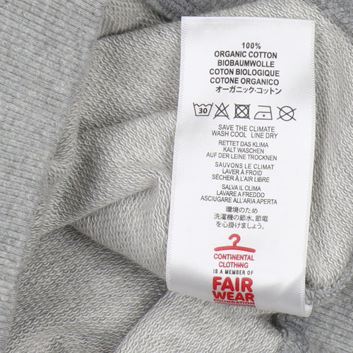 Earth Positive Women's Grey S Pullover Sweatshirt