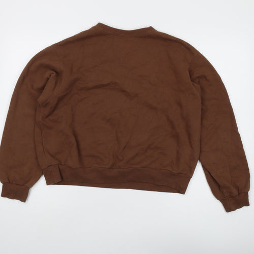 Hollister Women's Brown Pullover Sweatshirt S