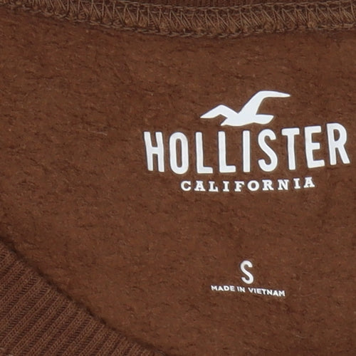 Hollister Women's Brown Pullover Sweatshirt S