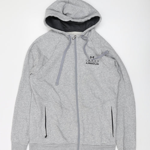 Under Armour Men's Grey Full Zip Hoodie M