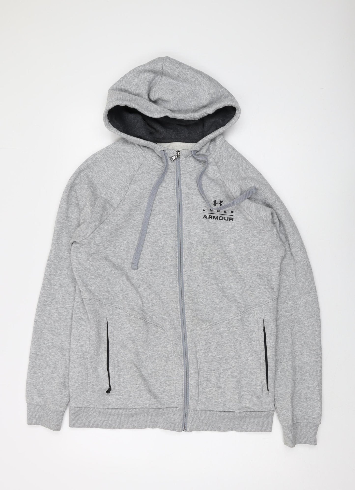 Under Armour Men's Grey Full Zip Hoodie M