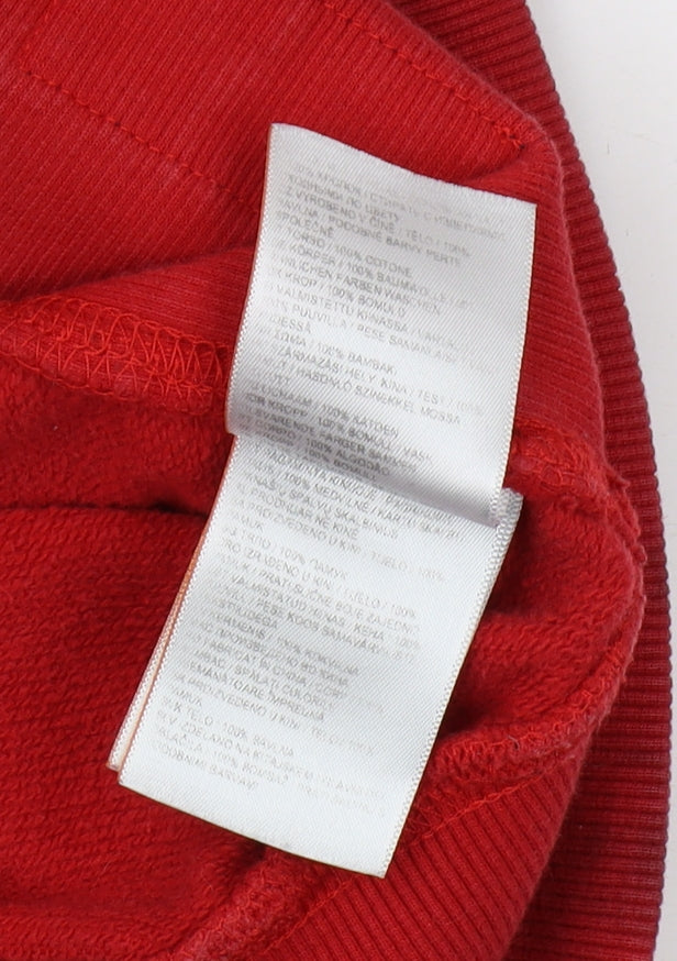 Superdry Women's Red Full Zip Hoodie Size 16