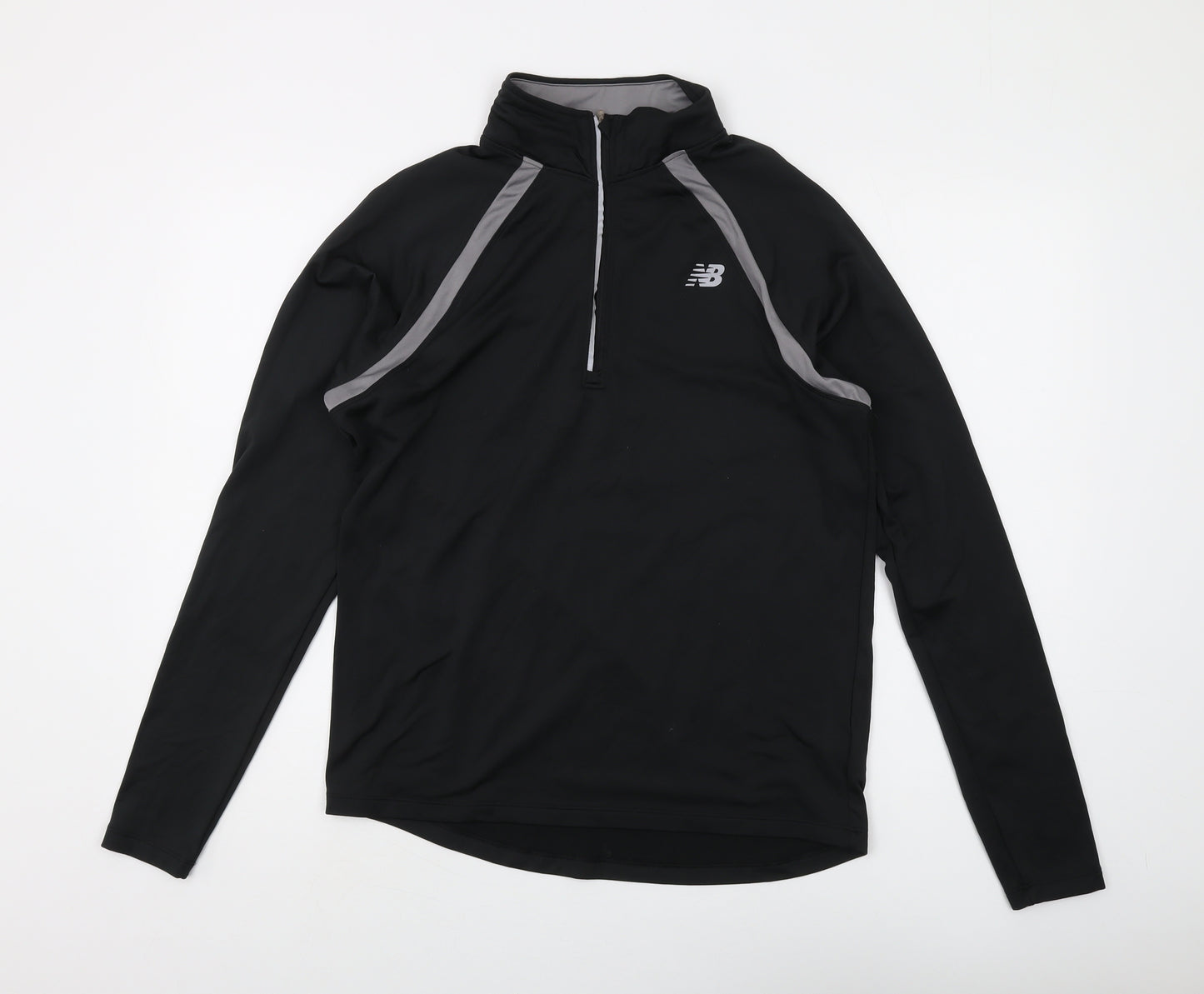 New Balance Men's Black 1/4 Zip Sweatshirt S