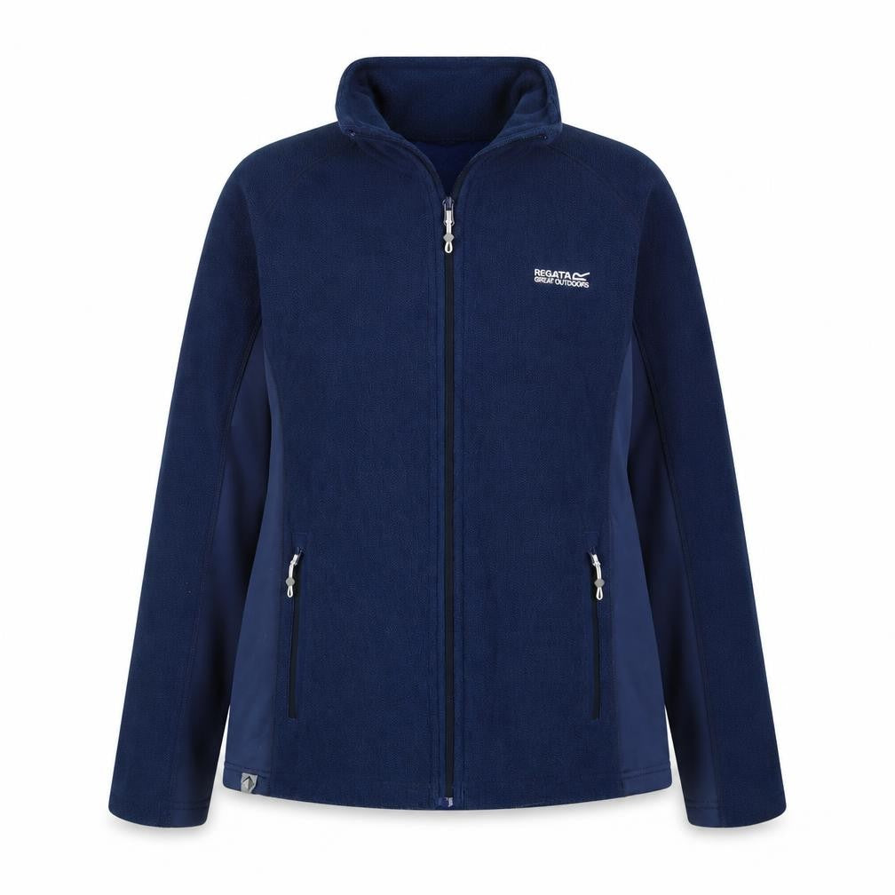 Regatta Blue Full Zip Fleece Sweatshirt Unisex UK 12