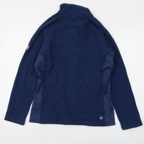 Regatta Blue Full Zip Fleece Sweatshirt Unisex UK 12