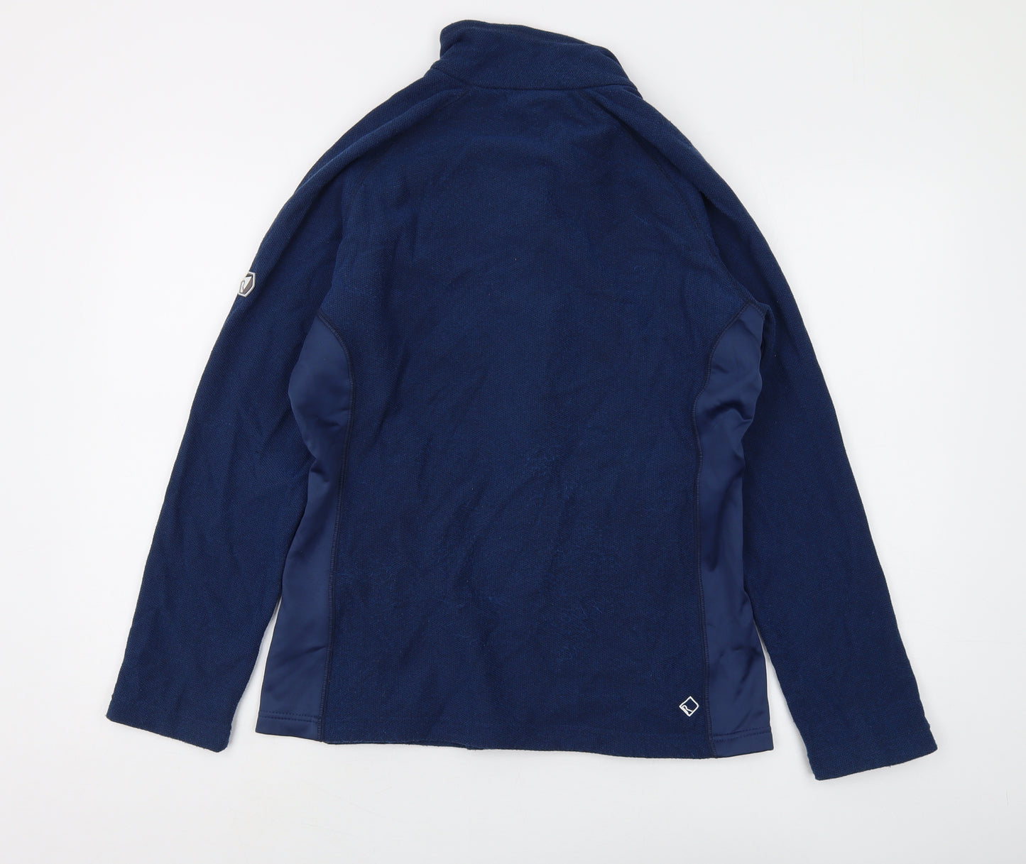 Regatta Blue Full Zip Fleece Sweatshirt Unisex UK 12