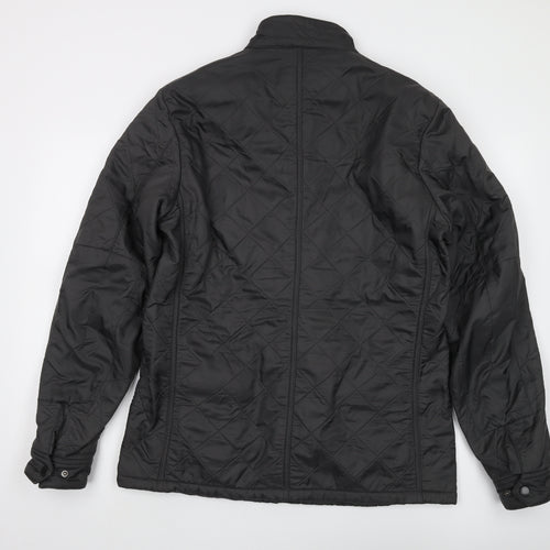 Barbour Men's Black Quilted Jacket, Size L