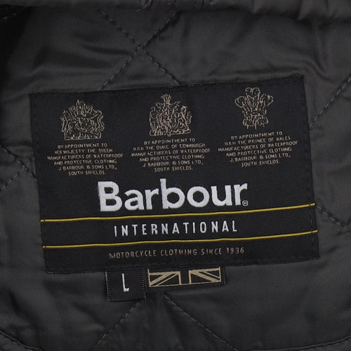 Barbour Men's Black Quilted Jacket, Size L