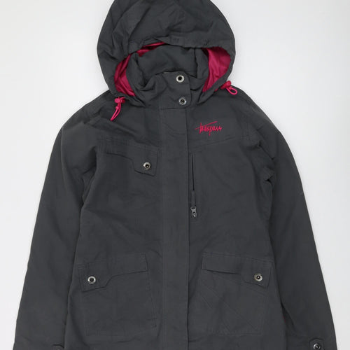 Trespass Women's Black Parka Jacket S Waterproof