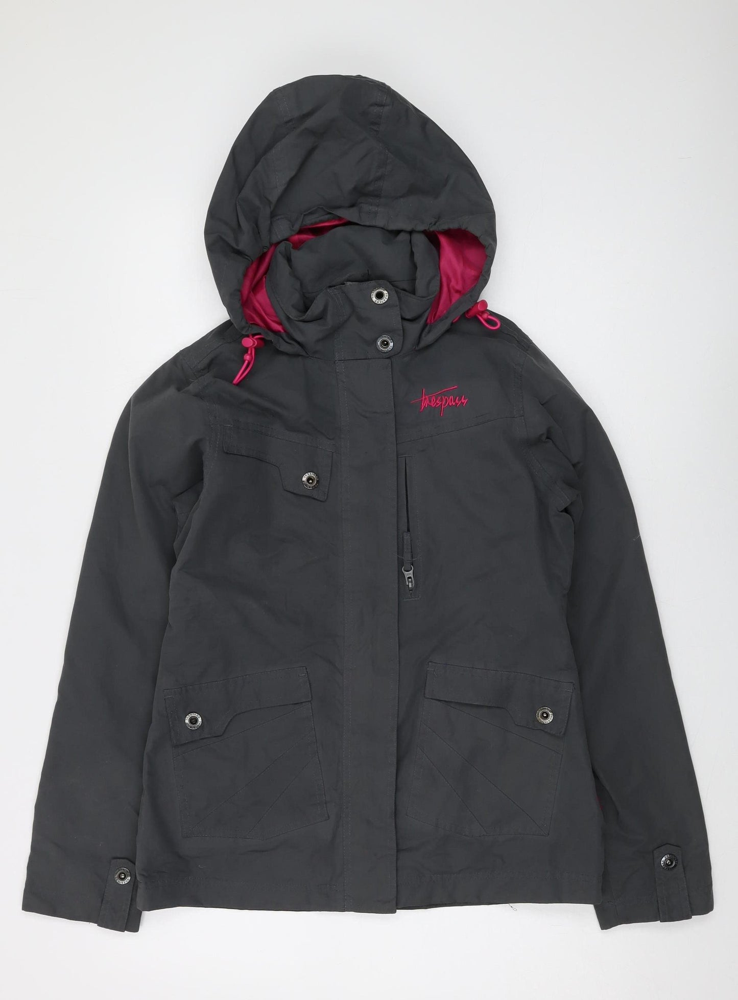 Trespass Women's Black Parka Jacket S Waterproof