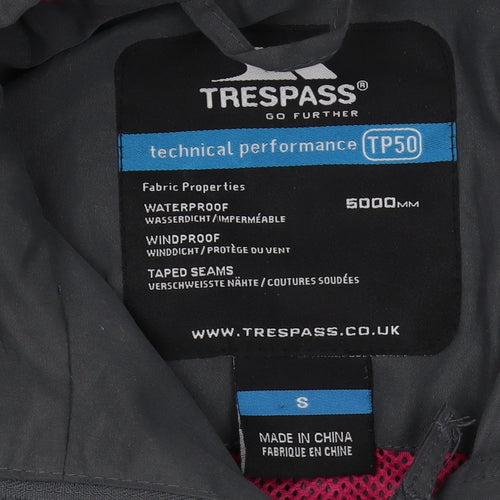 Trespass Women's Black Parka Jacket S Waterproof