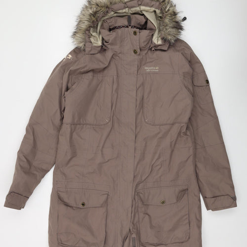 Regatta Brown Women's Parka Jacket - Size 14