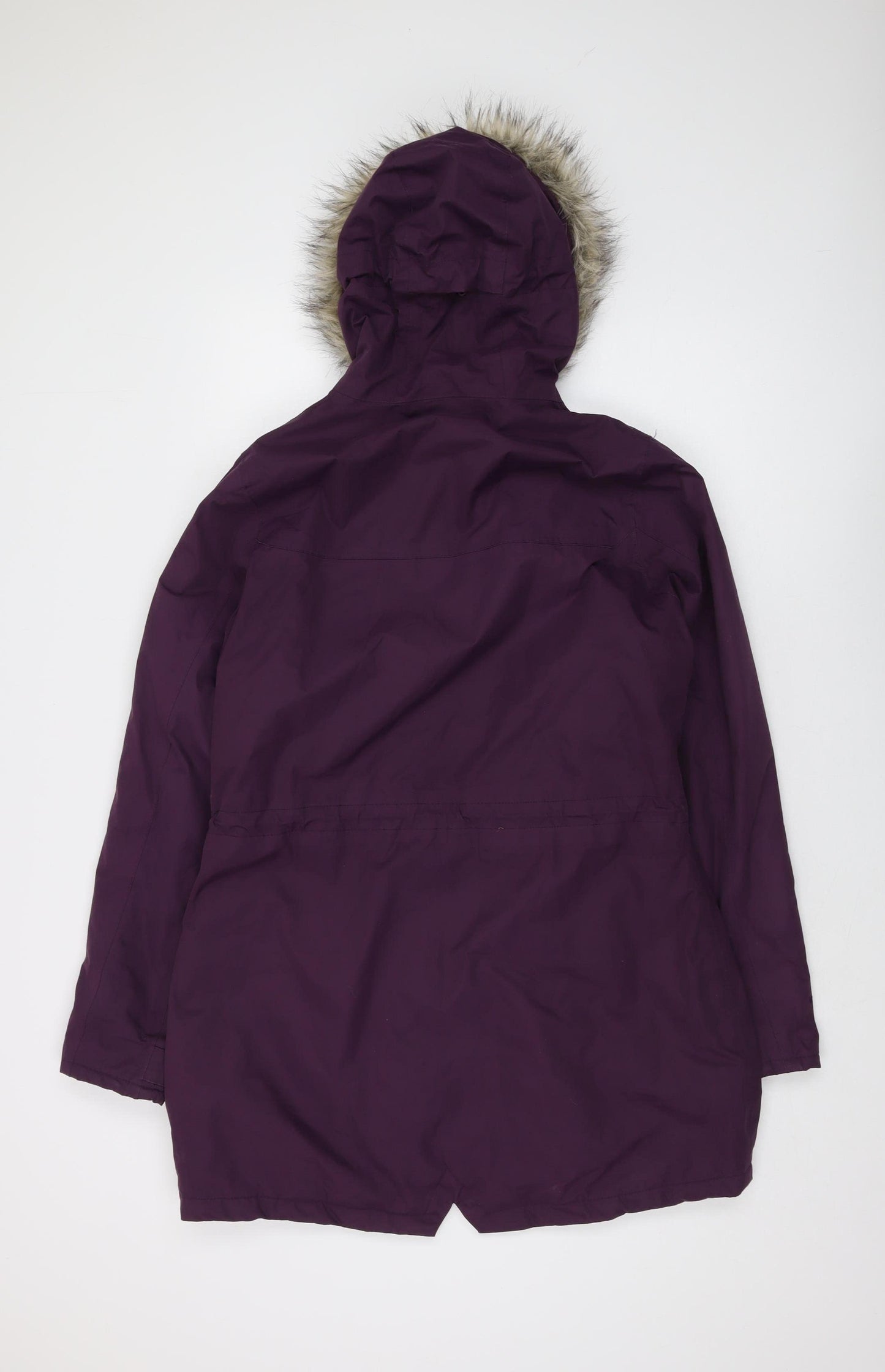 Regatta Women's Purple Parka Jacket 12 Hooded Zip