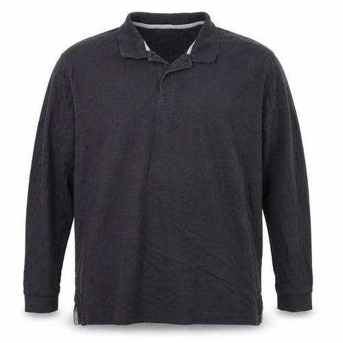 Charles Tyrwhitt Men's Black Long Sleeve Polo 2XL