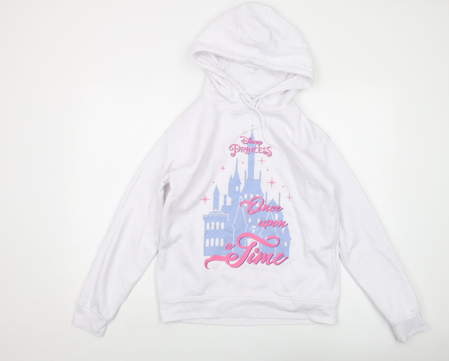 Disney Women's White XS Hoodie - Princess Graphic Print