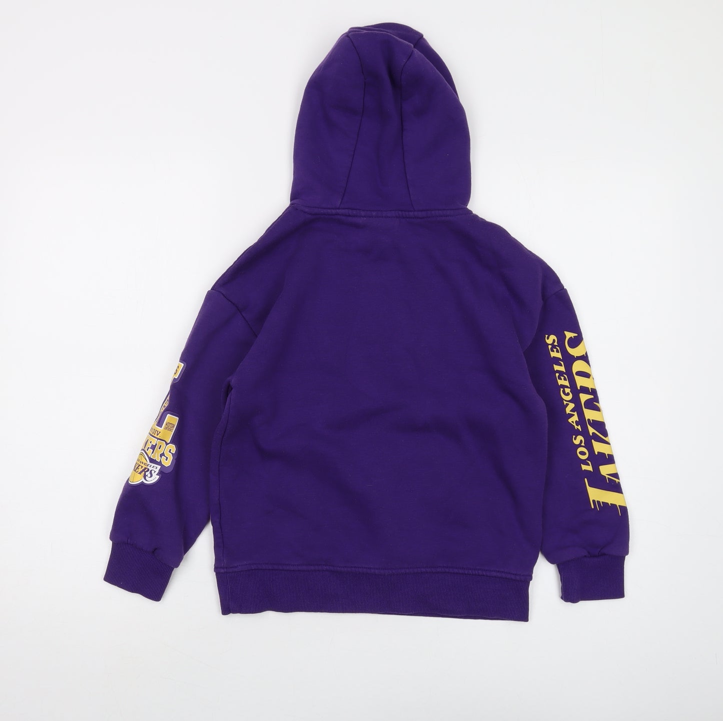 NBA Boys Purple Lakers Hoodie 8-9 Years Pullover Fleece