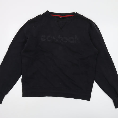 Eastpak XL Unisex Pullover Crew Neck Black Sweatshirt