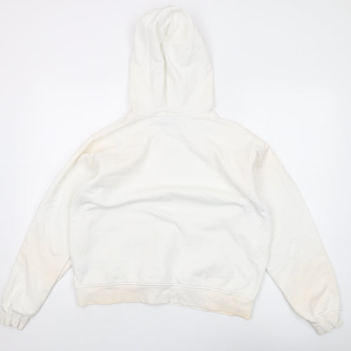 Fila Women's White XL Pullover Hoodie with Pockets