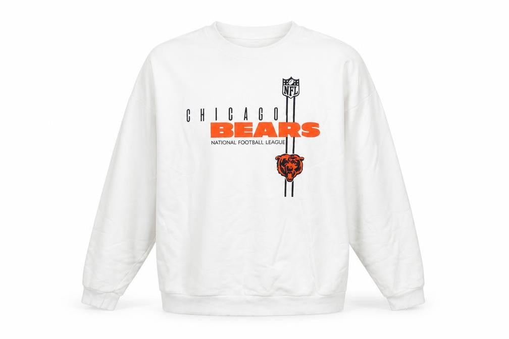 Front view of ASOS Men's White XL Graphic Sweatshirt