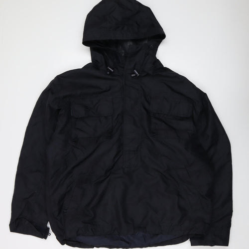 Whispering Smith Men's Black L Anorak Jacket