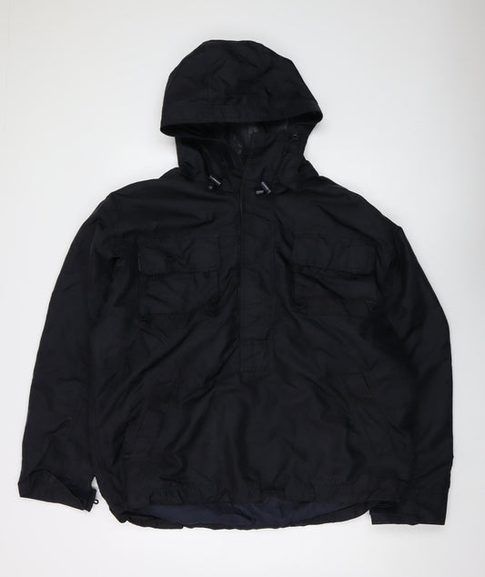 Whispering Smith Men's Black L Anorak Jacket