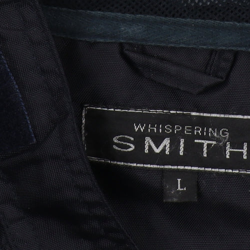 Whispering Smith Men's Black L Anorak Jacket