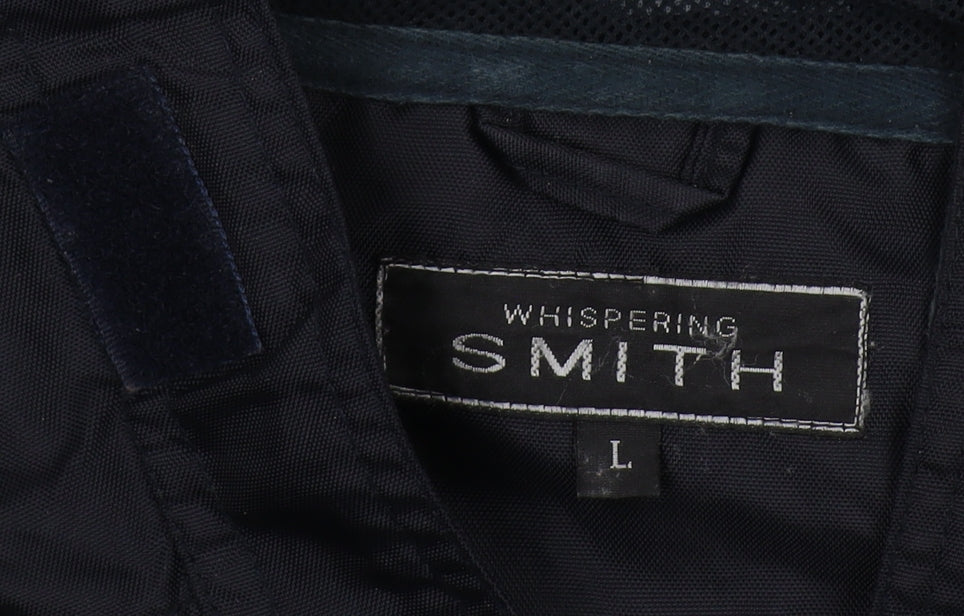 Whispering Smith Men's Black L Anorak Jacket