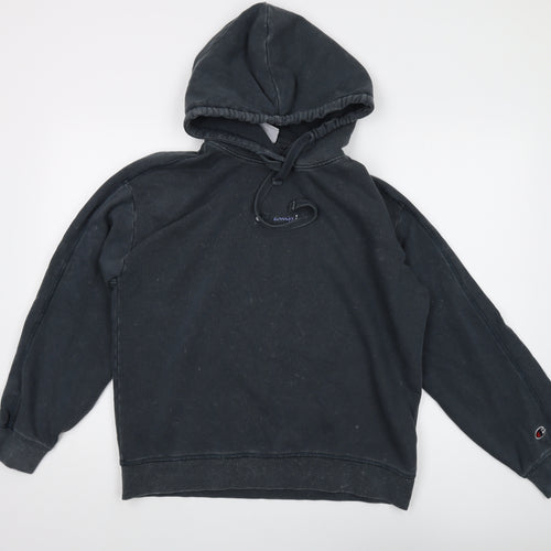 Champion Men's Black Pullover Hoodie L