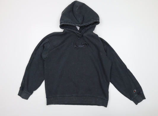 Champion Men's Black Pullover Hoodie L