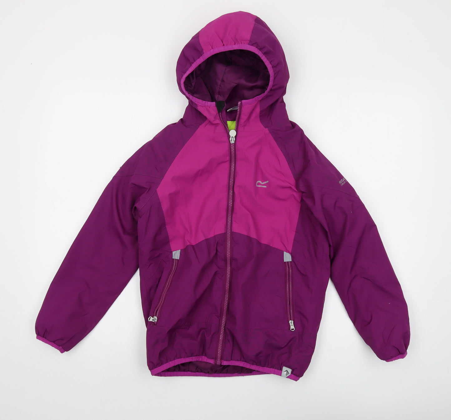 Regatta Girls Purple Waterproof Rain Coat Jacket 11-12 Years