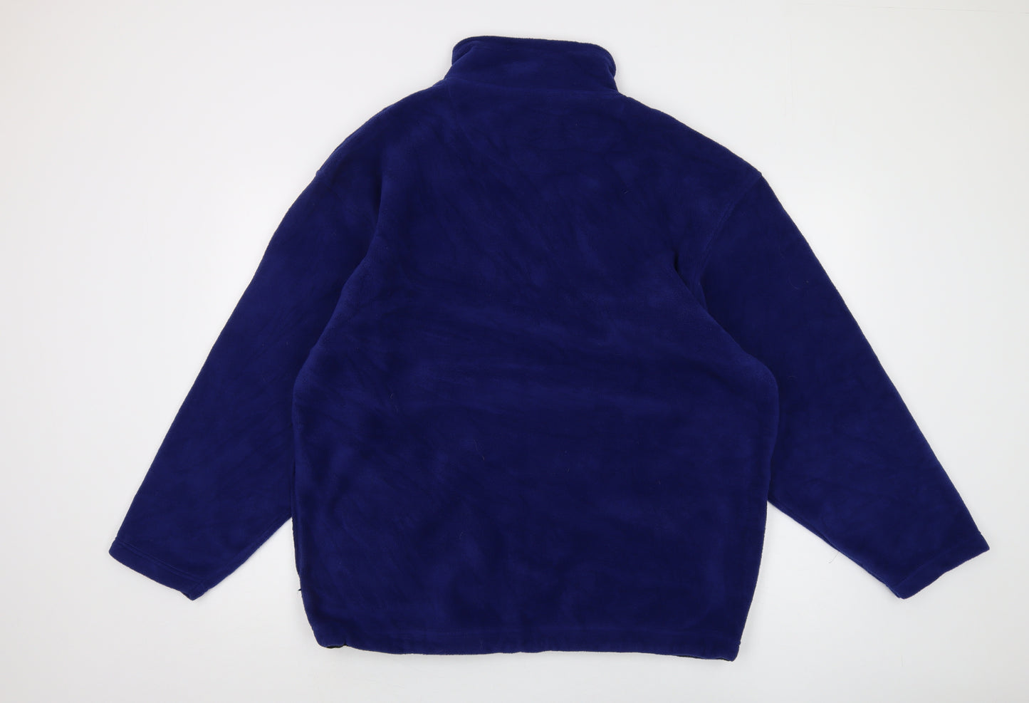 St. Bernard Men's Blue Fleece 1/4 Zip Pullover Sweatshirt