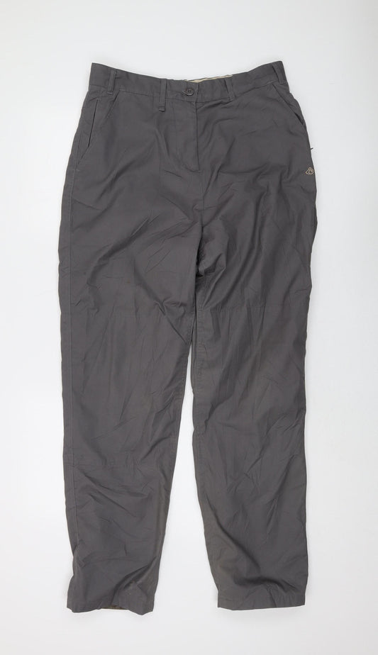 Craghoppers Women's Grey Chino Trousers Size 12