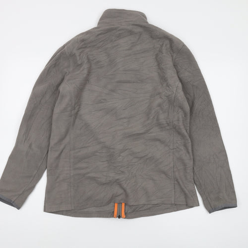 EDZ Women's Grey Basic Jacket, Size 16, Casual Style