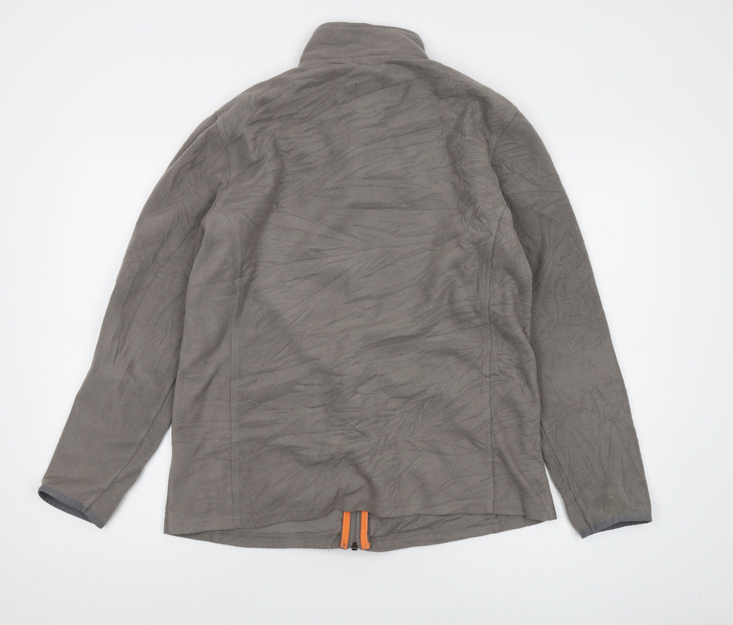 EDZ Women's Grey Basic Jacket, Size 16, Casual Style