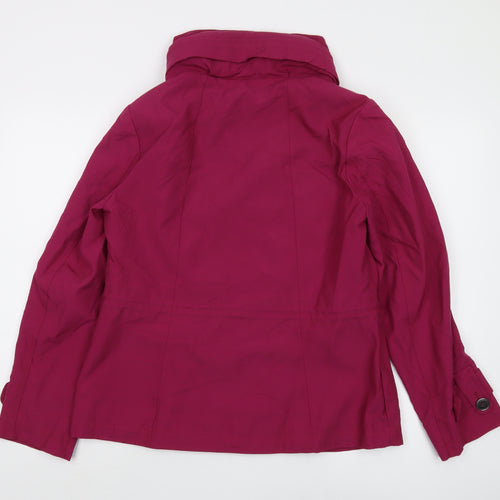 Marks and Spencer Women's Red Hooded Jacket Size 12