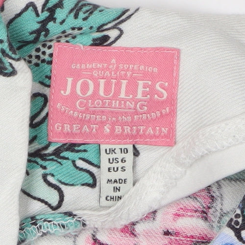 Joules Women's Floral Shift Dress Size 10 Multicoloured