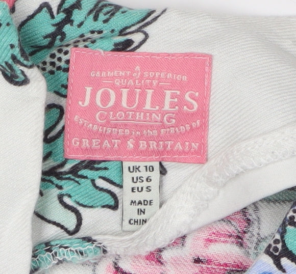 Joules Women's Floral Shift Dress Size 10 Multicoloured