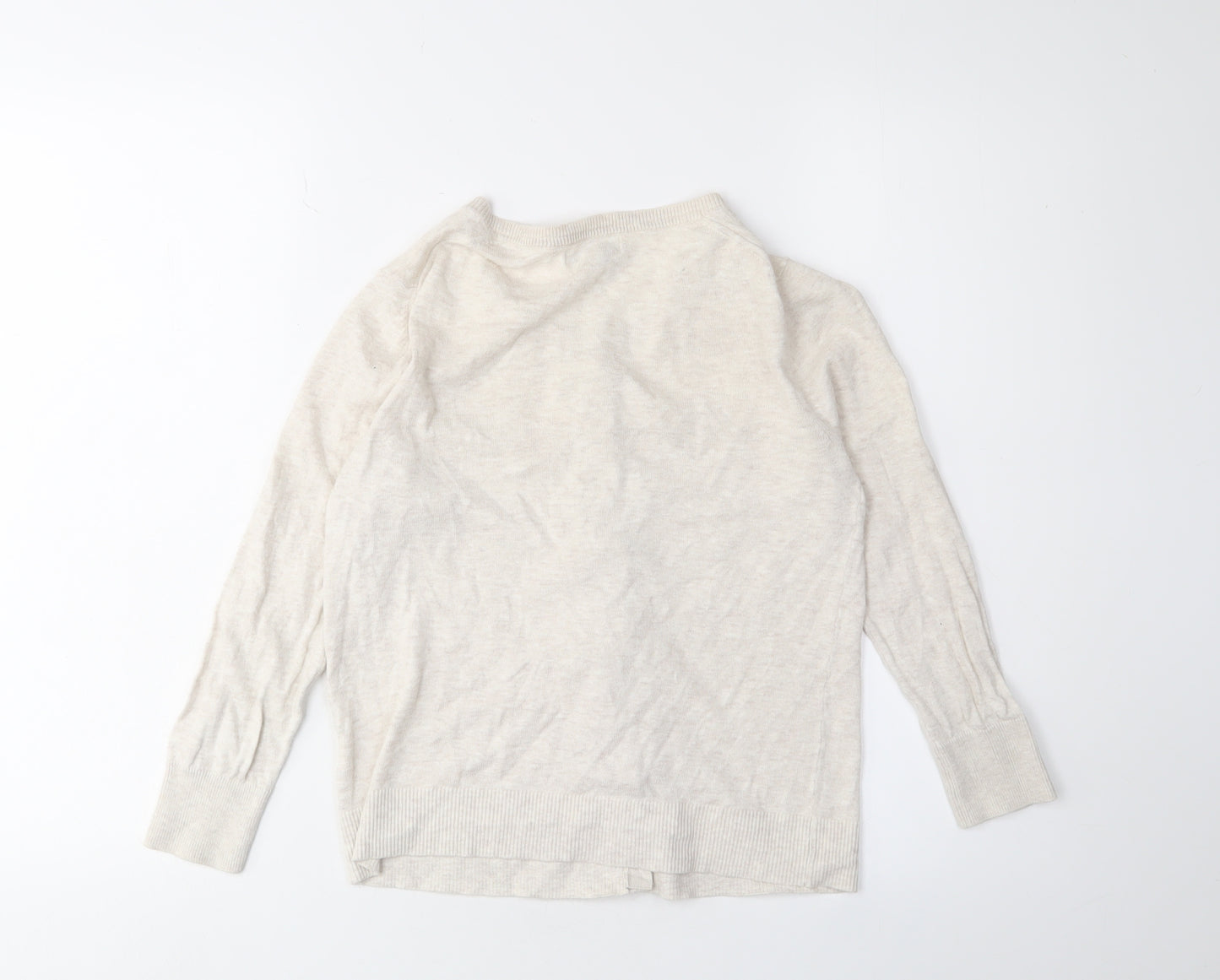 Gap Women's Beige XS Cardigan Knit 100% Cotton