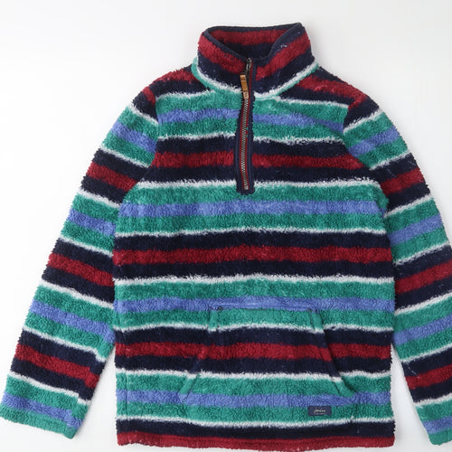 Joules Girls Multicoloured Striped Pullover Sweatshirt 11 Years