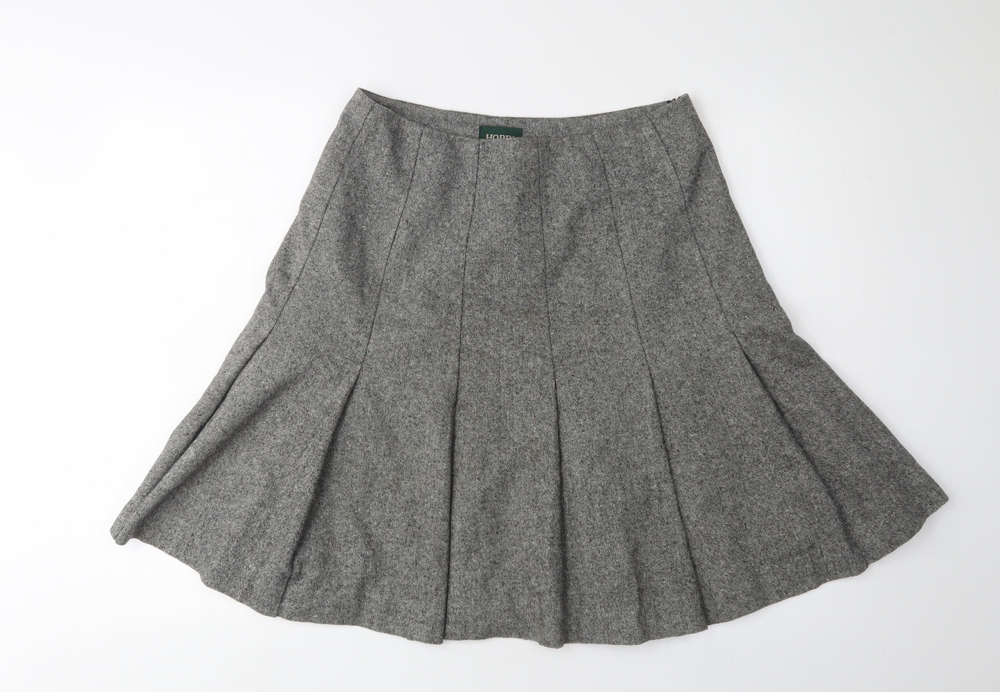 Hobbs Women's Grey Pleated Skirt Size 10