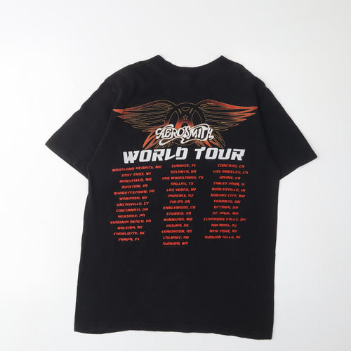 Aerosmith Band Men's Black S Graphic T-shirt Music