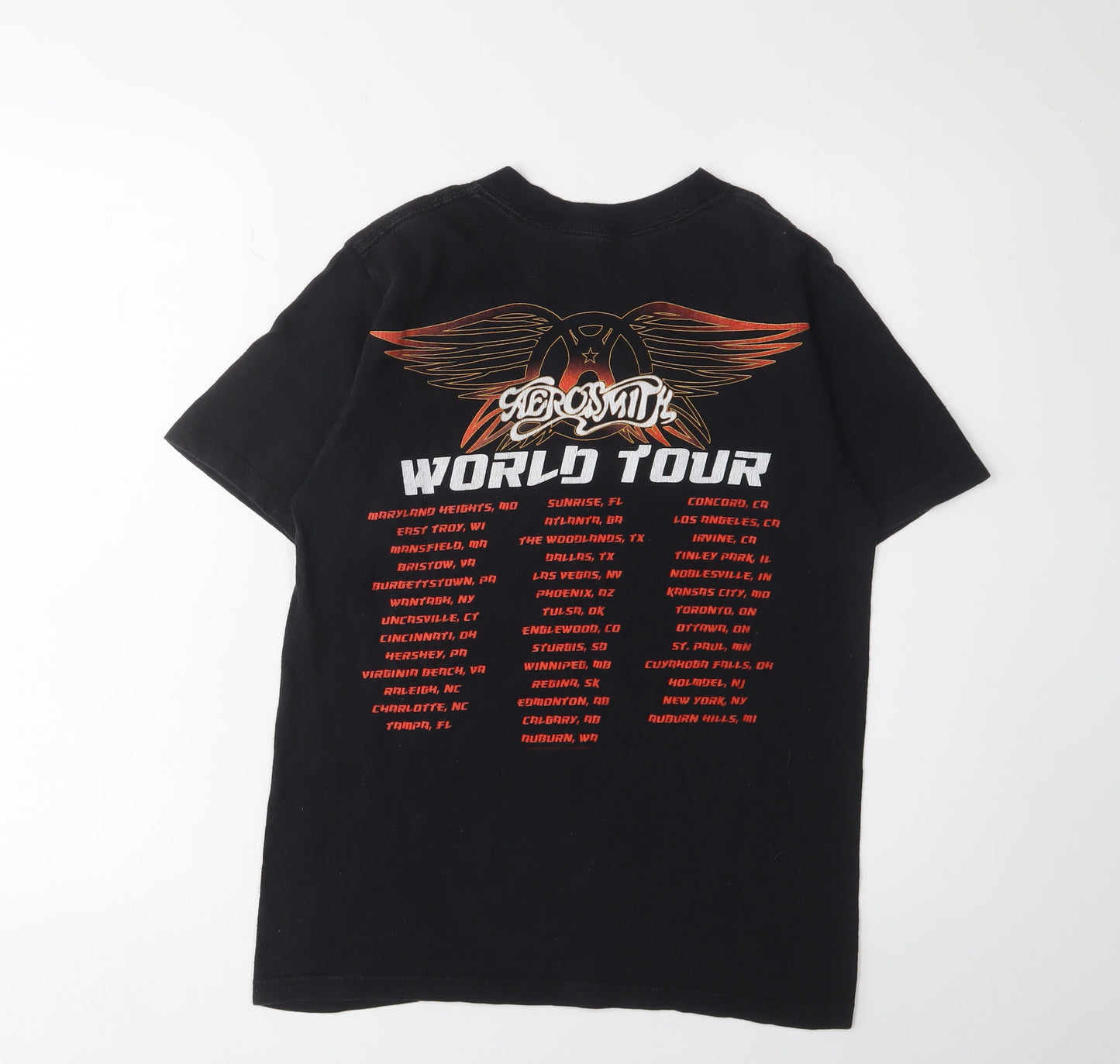 Aerosmith Band Men's Black S Graphic T-shirt Music