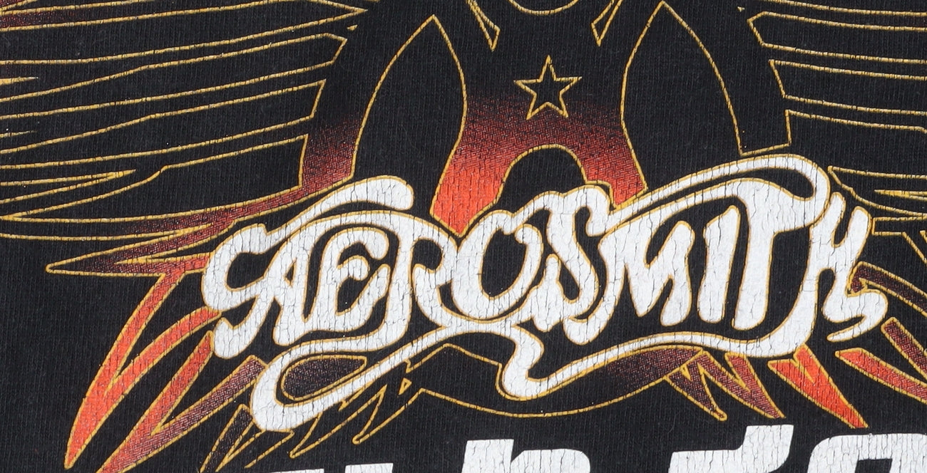 Aerosmith Band Men's Black S Graphic T-shirt Music