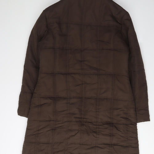 Cotton Traders Women's Brown Hooded Parka Coat Size 12