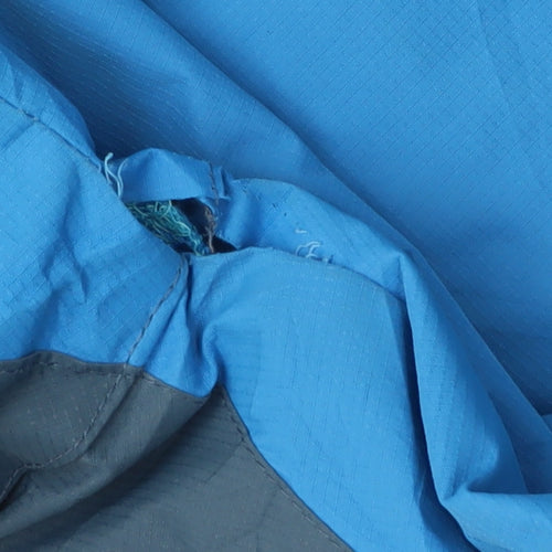 Mountainlife Women's Blue Rain Coat Size 8 Hooded Jacket