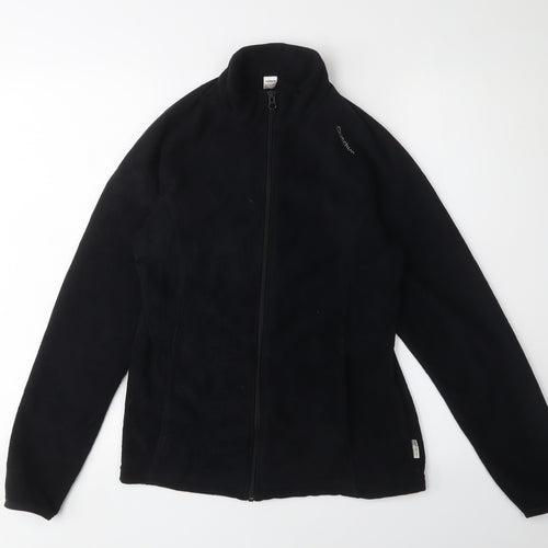 Oxylane Women's Black Fleece Jacket - Size M